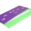 Cartwheel Beam Mat - Purple and Lime Green