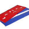 Cartwheel Beam Mat - Red and Blue