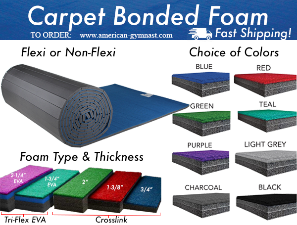 Carpet Bonded Foam - Options